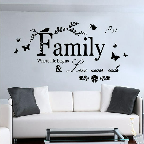 Family Quote Life Love Wall Sticker Art Vinyl Home Decal Decor Mural 4 sizes